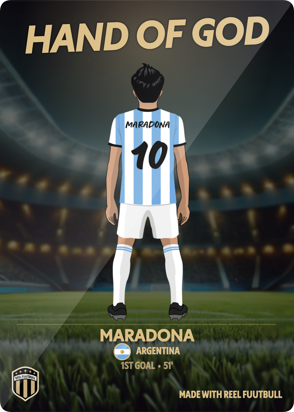 Maradona goooaaal card