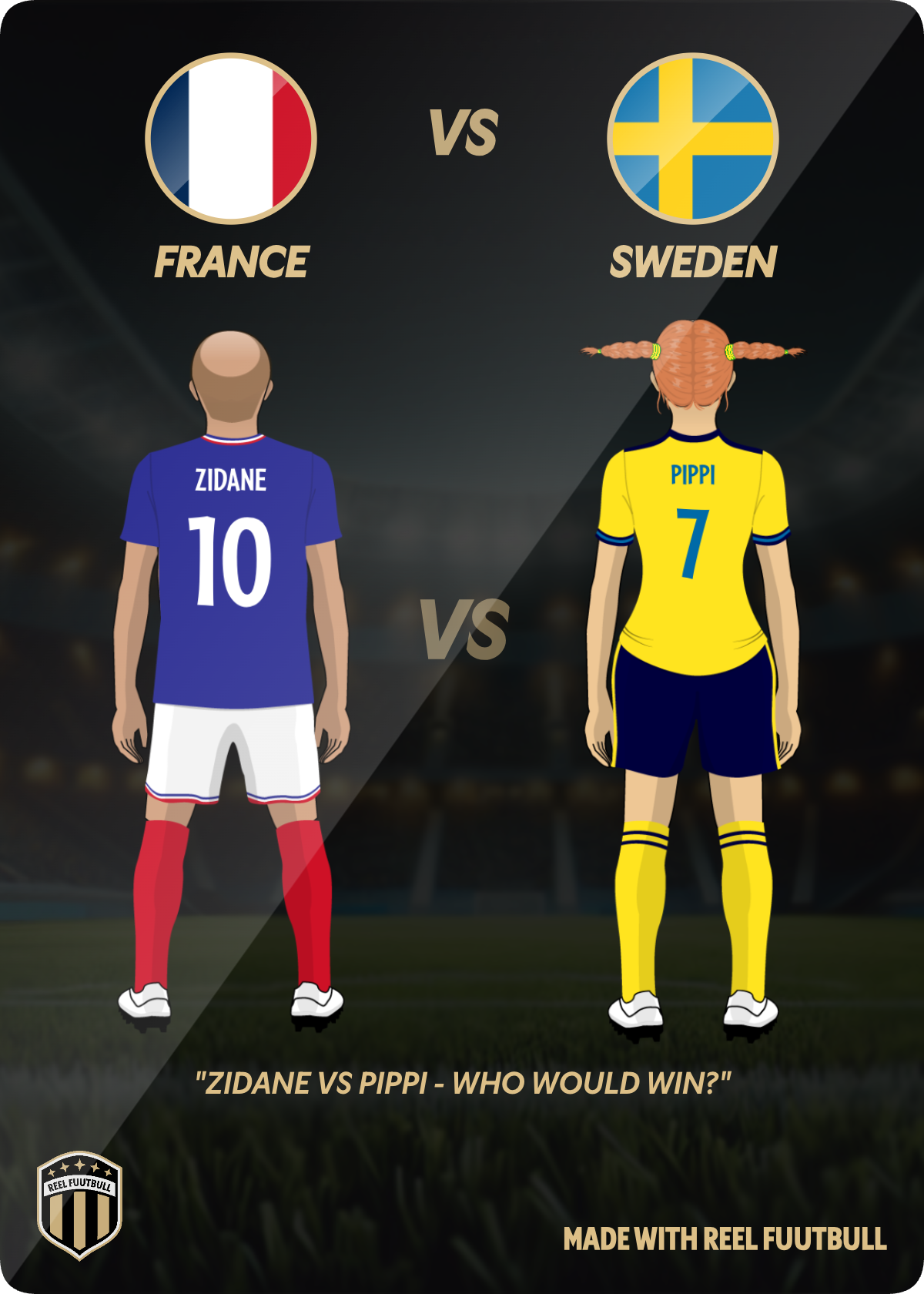 Fantasy match hype card example