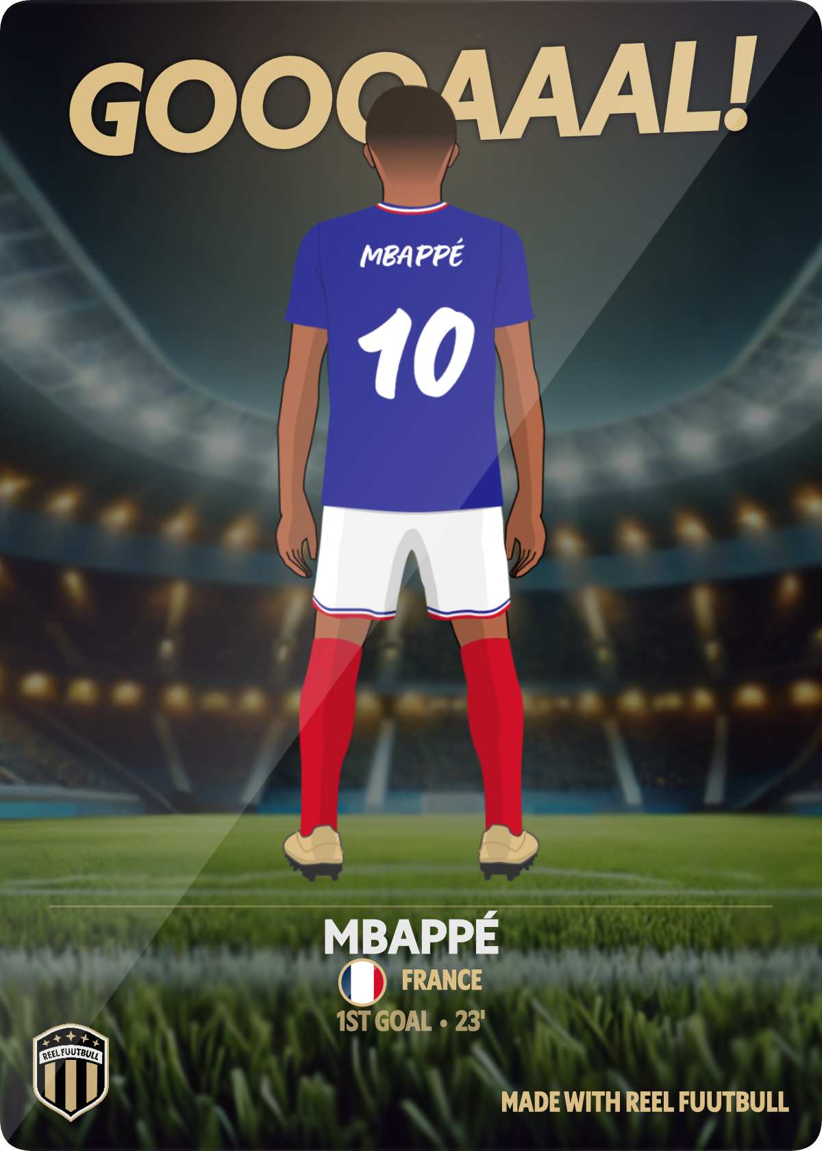 Mbappé goooaaal card